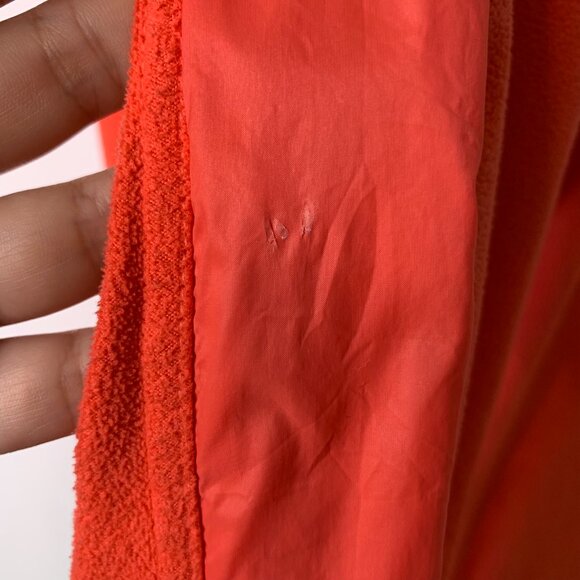 Musto Women's Orange 1/2 Zip Up Long Sleeve Pullover Fleece Size 8 - Picture 8 of 13